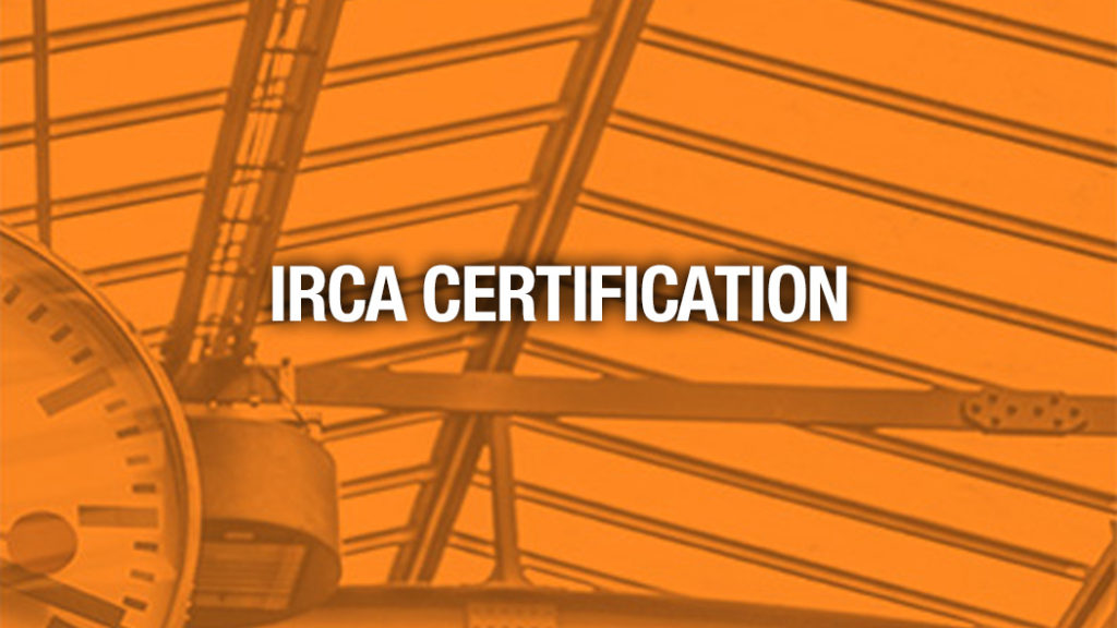 Certification Program for IRCA Contractors